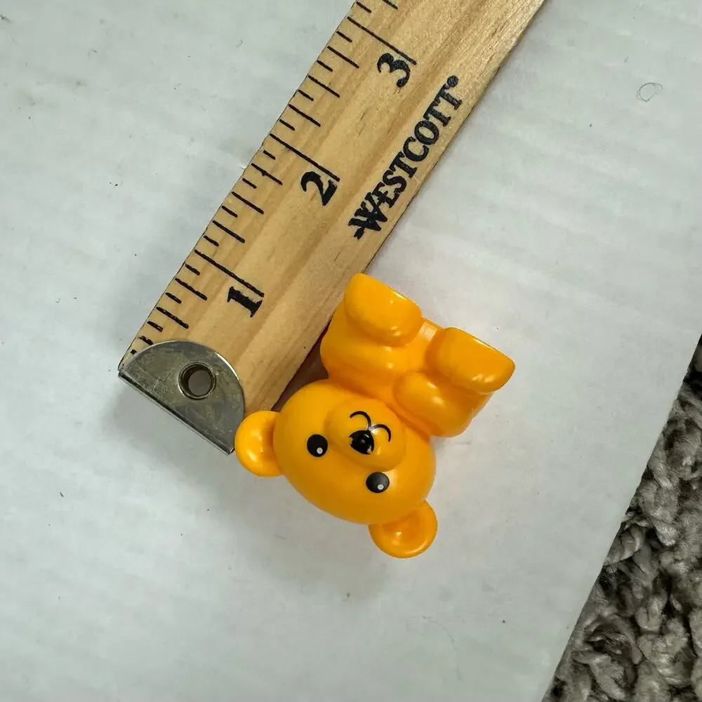 Rare Lego Duplo YELLOW SITTING TEDDY BEAR BLOCK Specialty Piece Part Toy